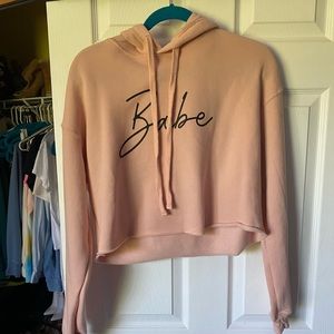 Women’s cropped sweatshirt